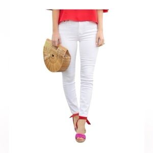 J. Crew Jeans Lookout High-rise Jeans in White Size 29.